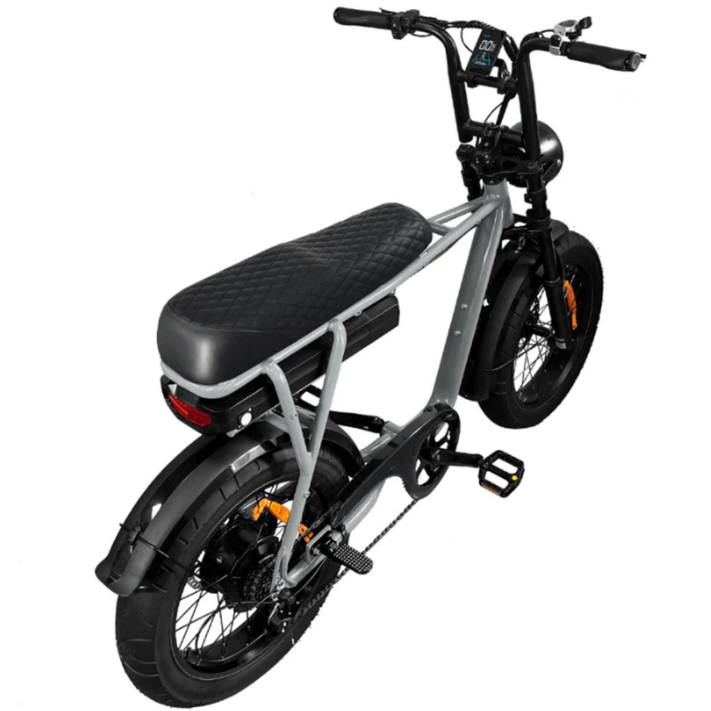 EB2 Fatbike - Grijs (incl. kettingslot, bekerhouder & tasje)