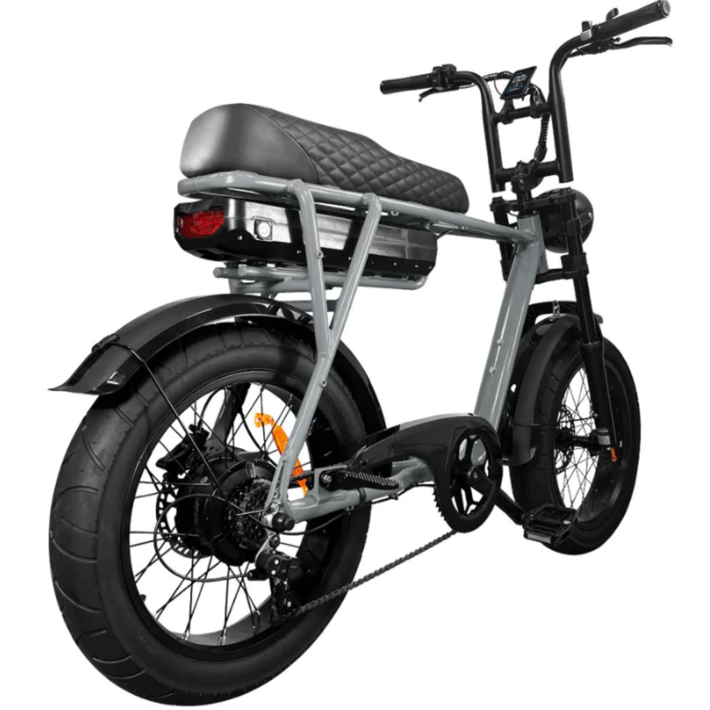 EB2 Fatbike - Grijs (incl. kettingslot, bekerhouder & tasje)