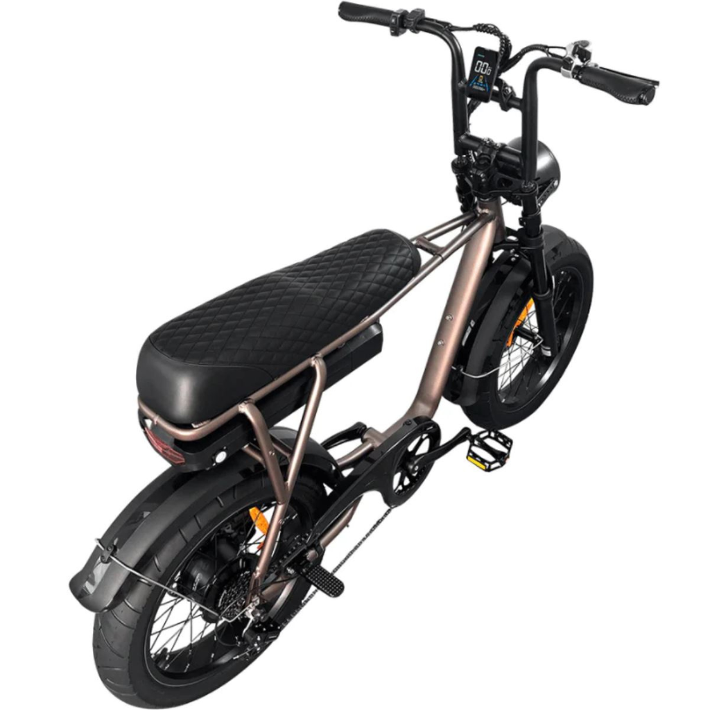 EB2 Fatbike - Koffie (incl. kettingslot, bekerhouder & tasje)