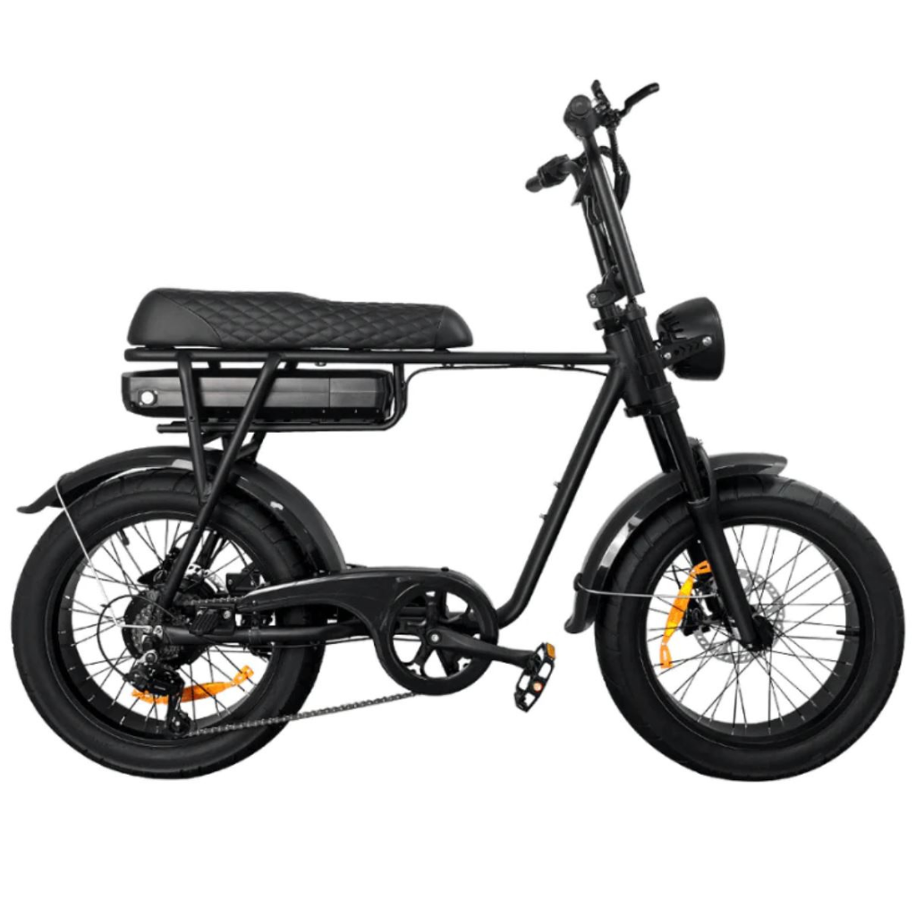 EB2 Fatbike - Zwart (incl. kettingslot, bekerhouder & tasje)