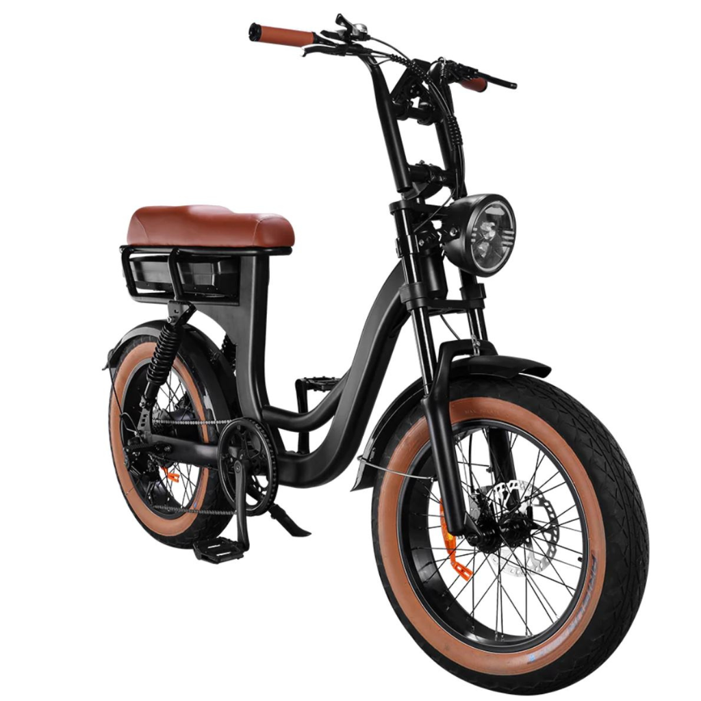 EB8 Fatbike - Bruin (incl. kettingslot & bekerhouder)