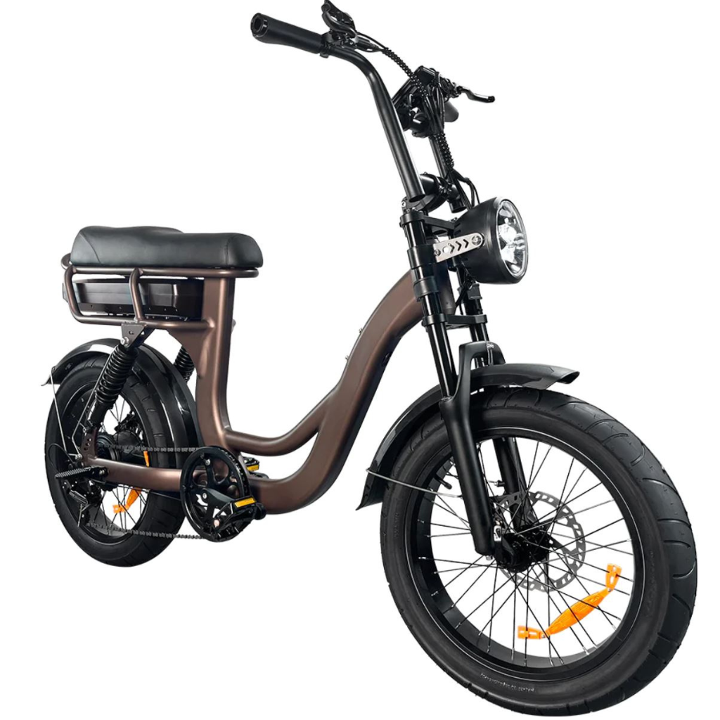 EB8 Fatbike - Koffie (incl. kettingslot & bekerhouder)