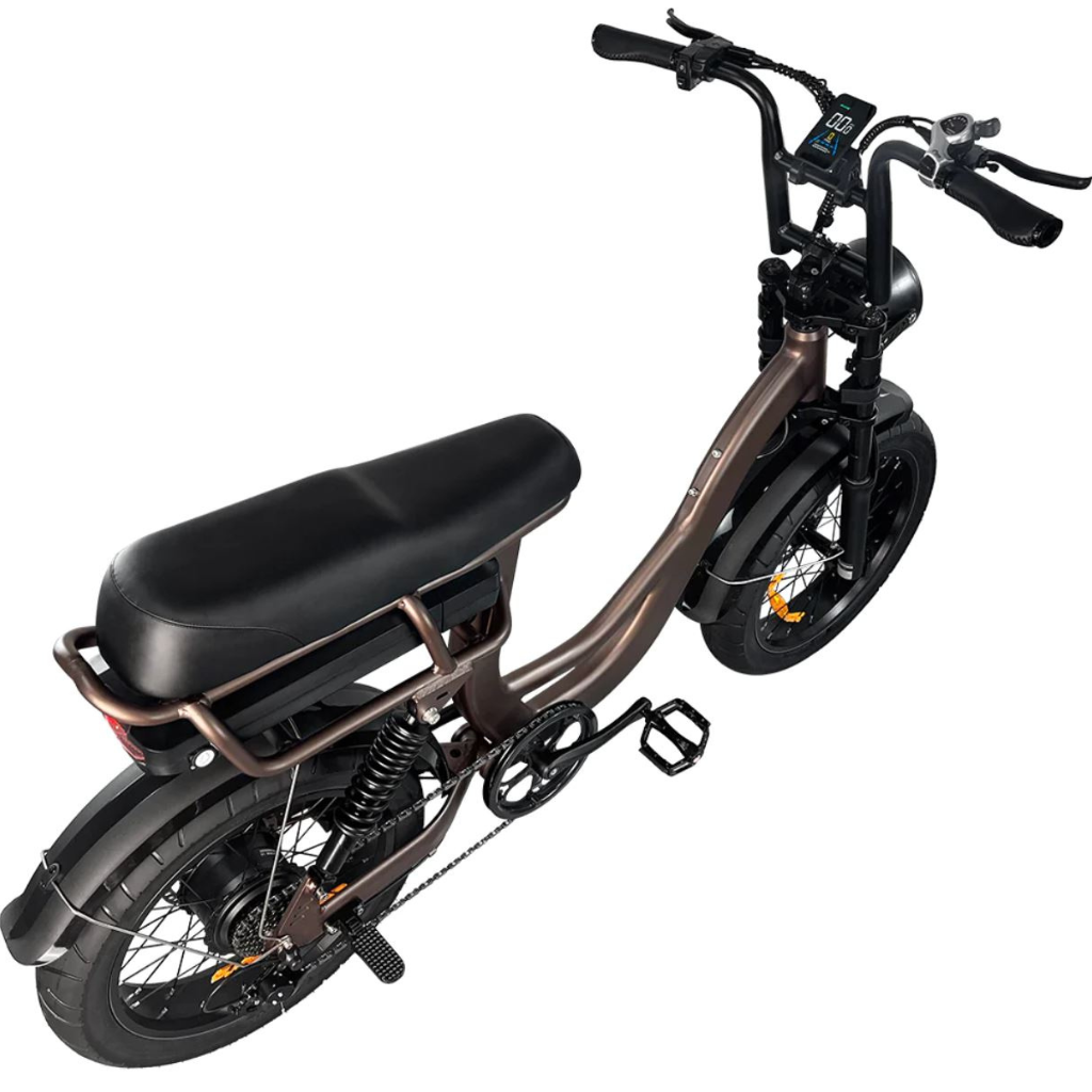 EB8 Fatbike - Koffie (incl. kettingslot & bekerhouder)
