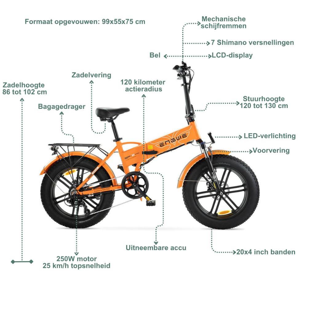 ENGWE EP-2 Boost | Oranje