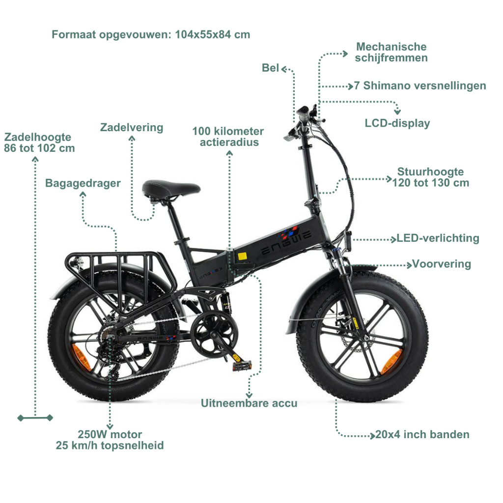 ENGWE Engine X - Zwart