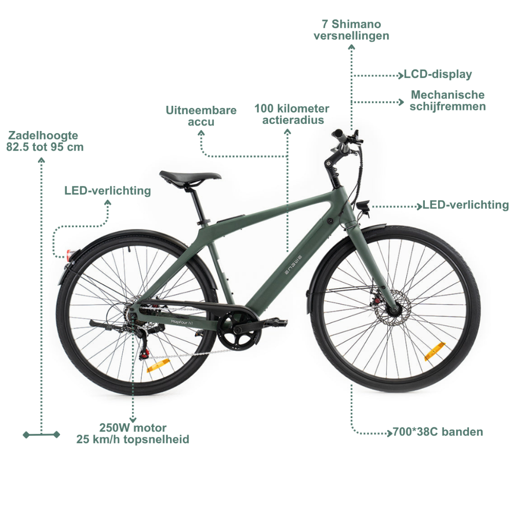 ENGWE MapFour N1 Air - Groen