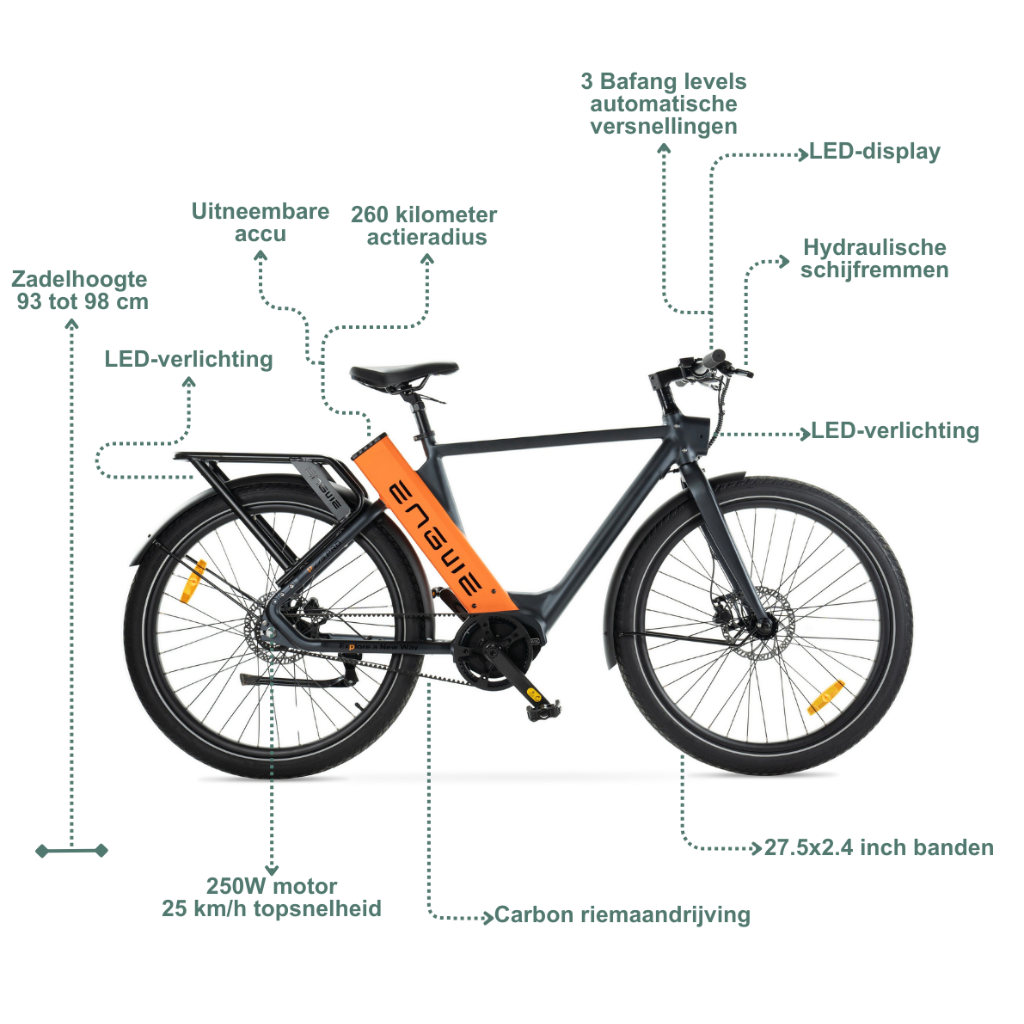 ENGWE P275 Pro - Oranje