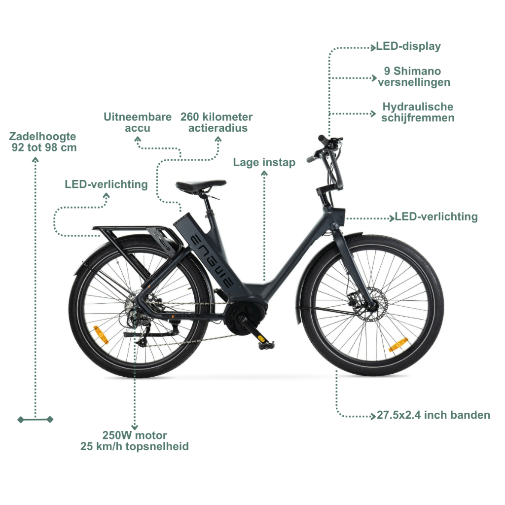 ENGWE P275 ST - Zwart
