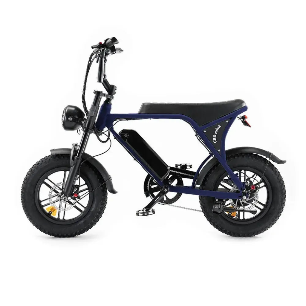 OUXI C80 Mini - Donkerblauw (incl. voetsteuntjes & alarm)