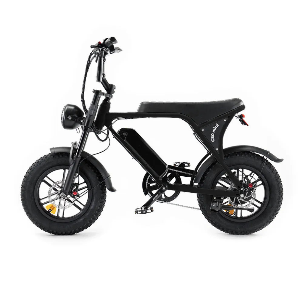 OUXI C80 Mini - Zwart (incl. voetsteuntjes & alarm)