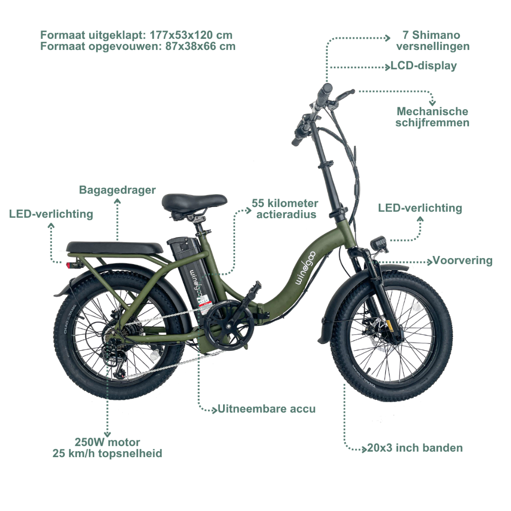 Windgoo E20 - Legergroen