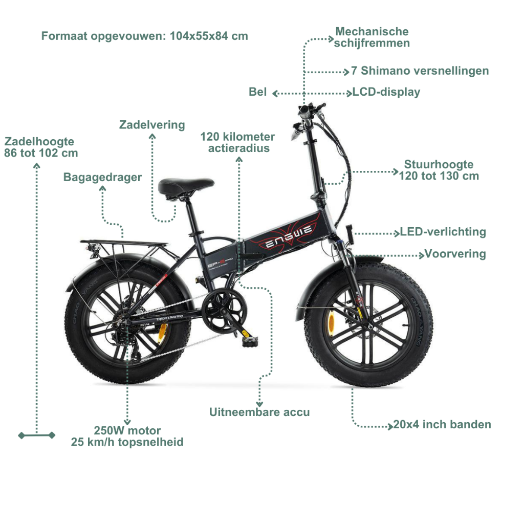 ENGWE EP-2 Pro | Zwart