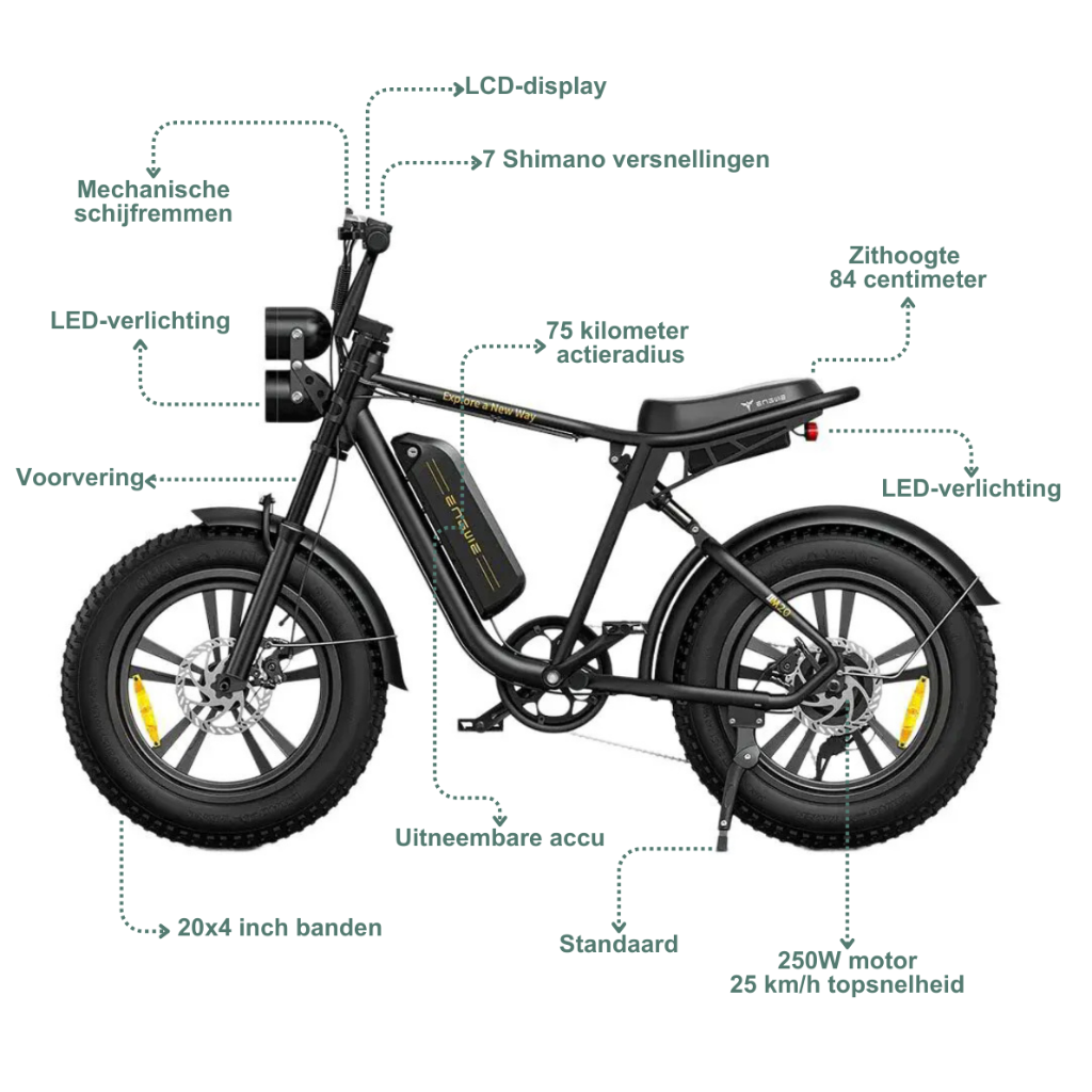 ENGWE M20 (13Ah) - Zwart