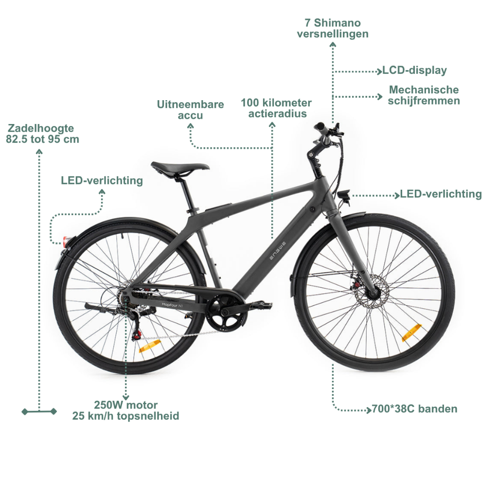 ENGWE MapFour N1 Air - Grijs