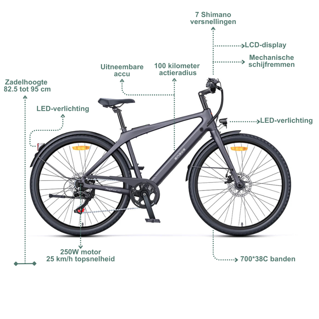 ENGWE MapFour N1 Air - Grijs