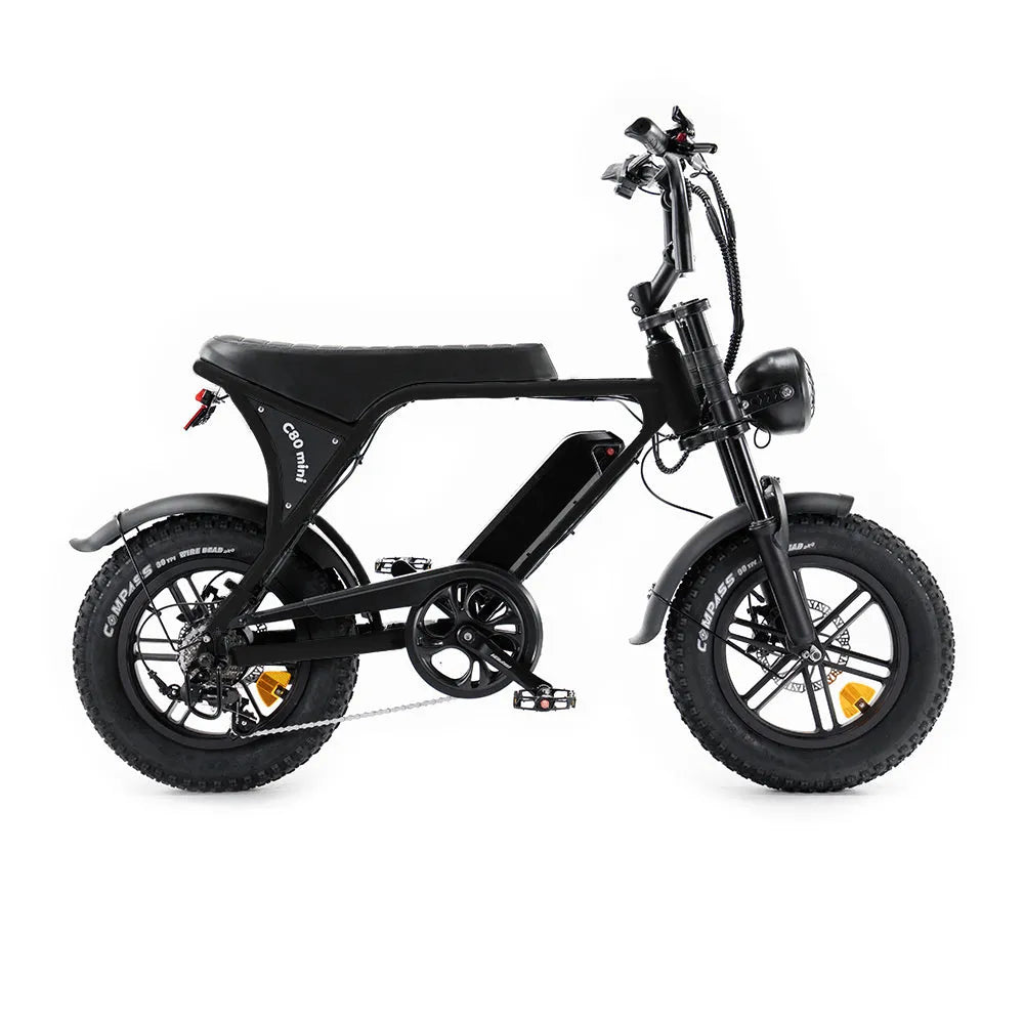 OUXI C80 Mini - Zwart (incl. voetsteuntjes & alarm)