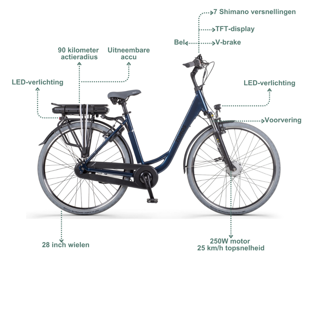 TOMOS EB 06 -  Dark Blue Glossy