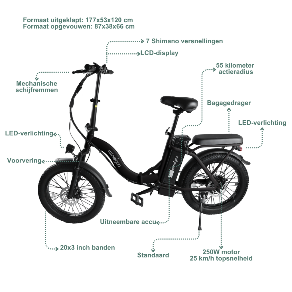 Windgoo E20 - Zwart