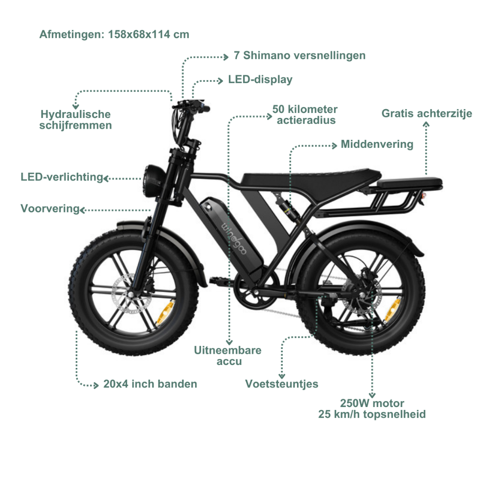 Windgoo F20 - Zwart